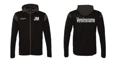 SG Spielgemeinschaft  Squad Track Hoody schwarz, inkl. Druck